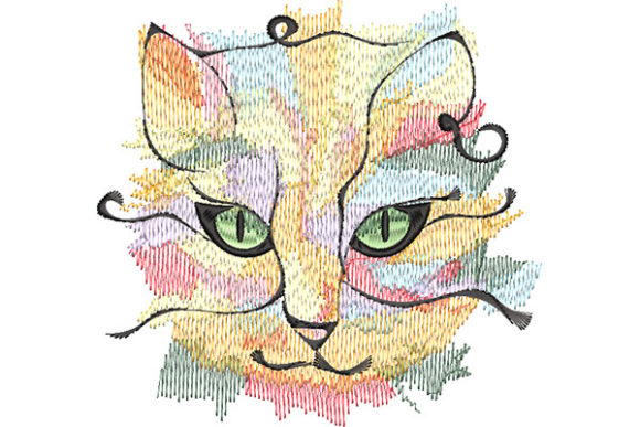Abstract Cat Portrait: A Designer’s Review for Boutique Sweatshirts