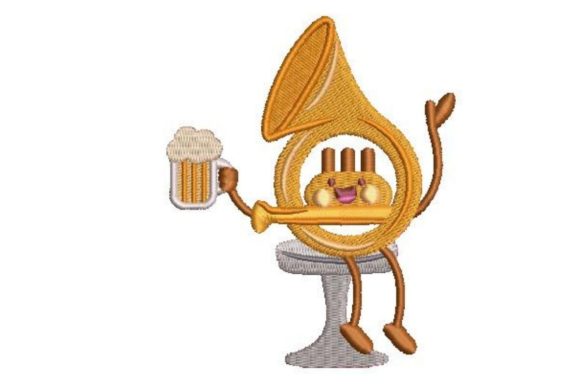 Beer French Horn: A Playful Music Embroidery Review