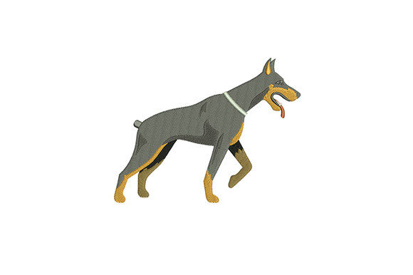 Evaluating the Doberman Embroidery Design for Etsy Shops