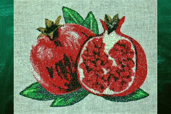 Pomegranate Fruit Embroidery: A Designer’s Review