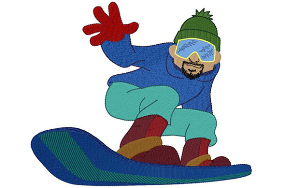 Reviewing Boy Riding a Snowboard for Craft Fair Sales